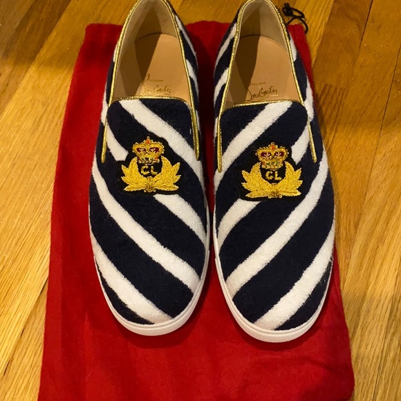 Amazing Christian Louboutin terry sneakers